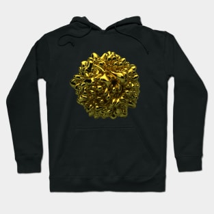 Gold Abstract Displacement Hoodie